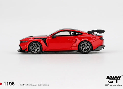 Load image into Gallery viewer, MINI GT #1196 1/64 Ford Mustang GTD Race Red Diecast Model Car

