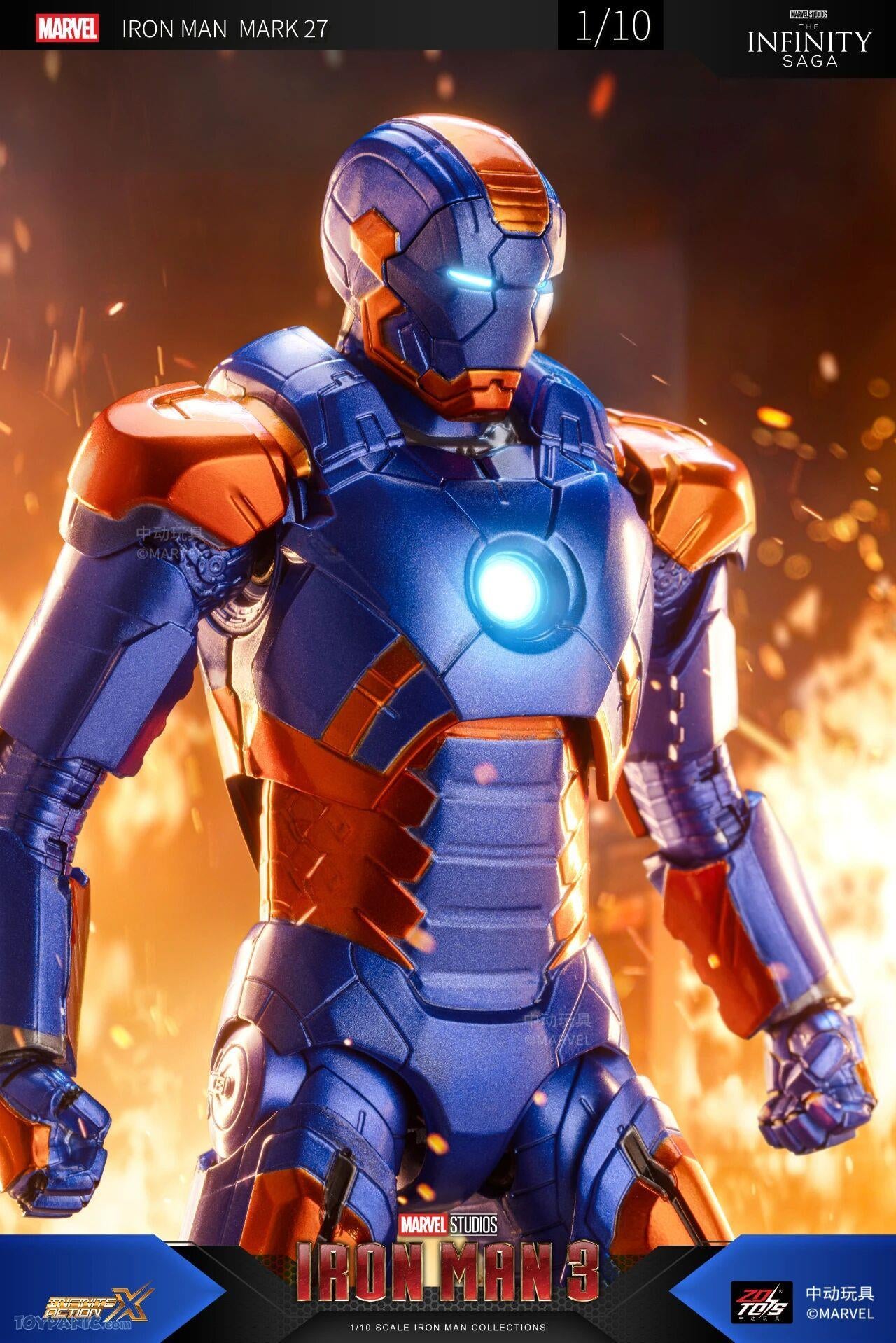 ZD Toys Marvel Avengers 1/10 Iron Man MK27 Action Figure