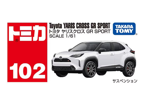 Load image into Gallery viewer, Takara Tomy Tomica 1/61 Die-cast Car - No.102 Toyota Yaris Cross GR Sport
