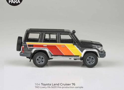Load image into Gallery viewer, PARA64 1/64 2014 Toyota Land Cruiser LC 76 TRD Livery Model Car
