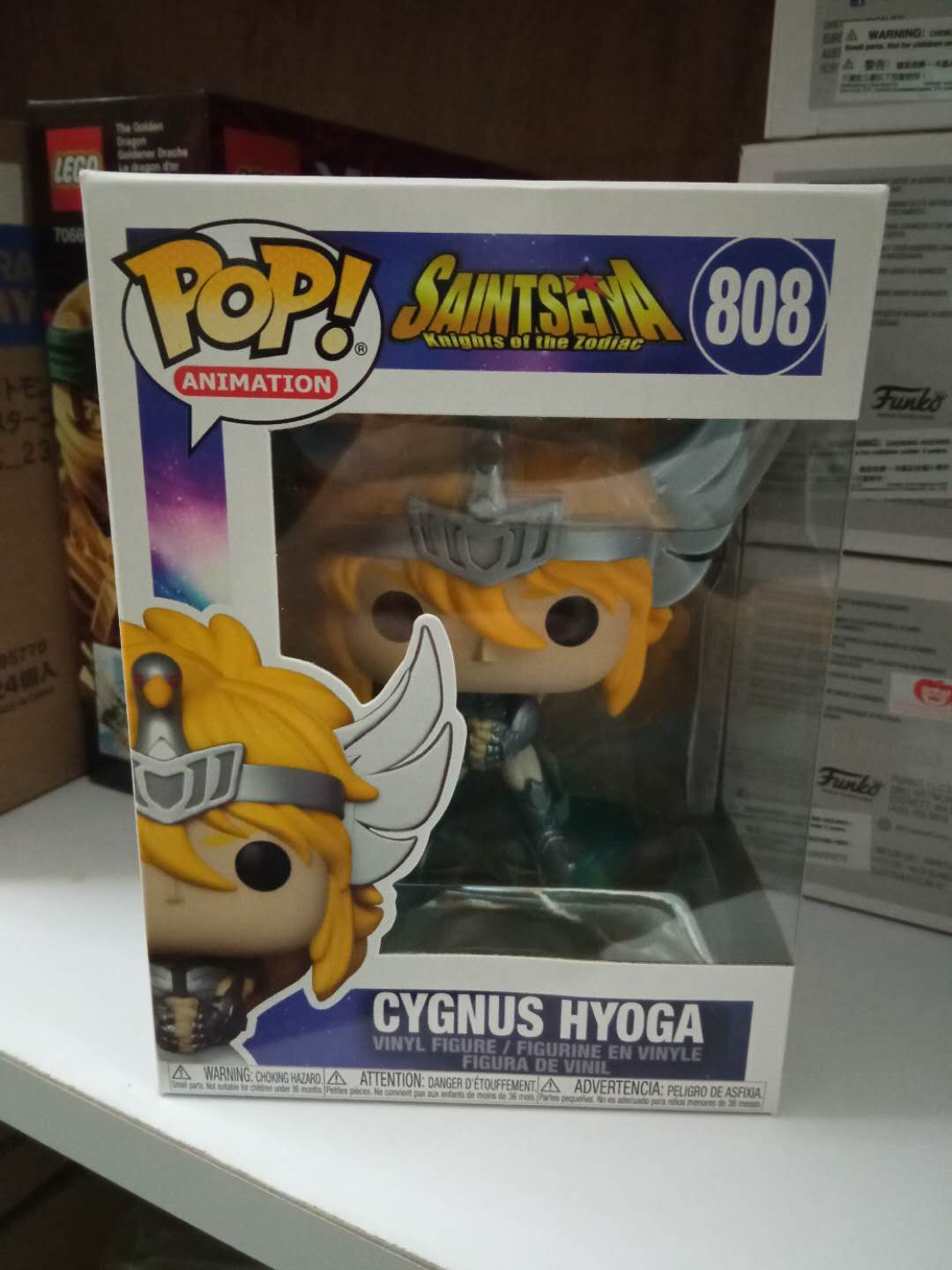 Funko Pop! Animation: Saint Seiya - Cygnus Hyoga Figure No.808
