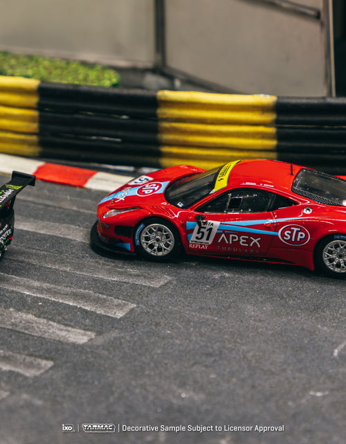 Load image into Gallery viewer, Tarmac Works 1/64 Ferrari 458 Italia GT3 FIA GT3 Europe 2011 D. Brown
