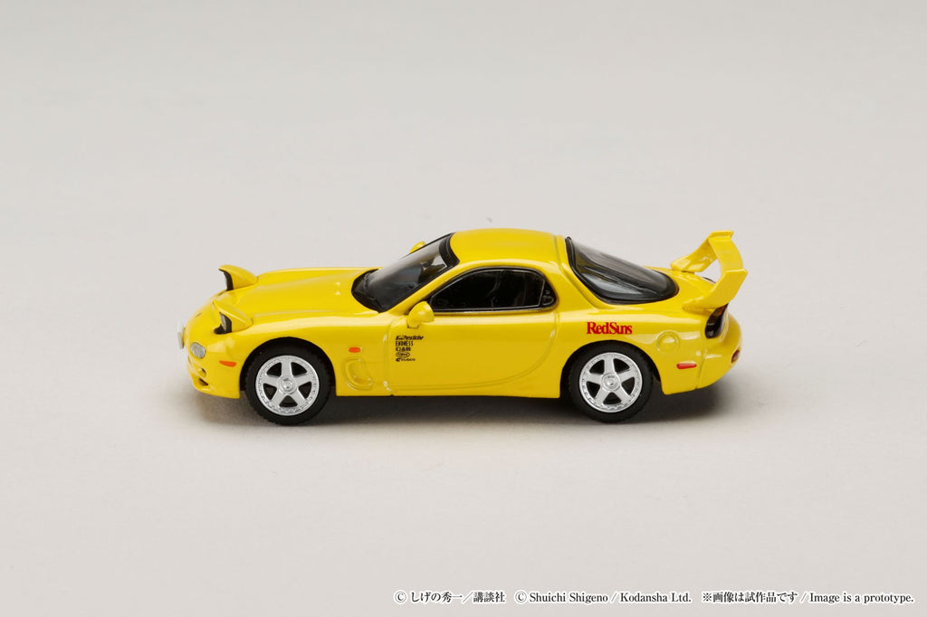Hobby Japan 1/64 Mazda RX-7 (FD3S) RedSuns Initial D Keisuke Takahashi VS Takumi