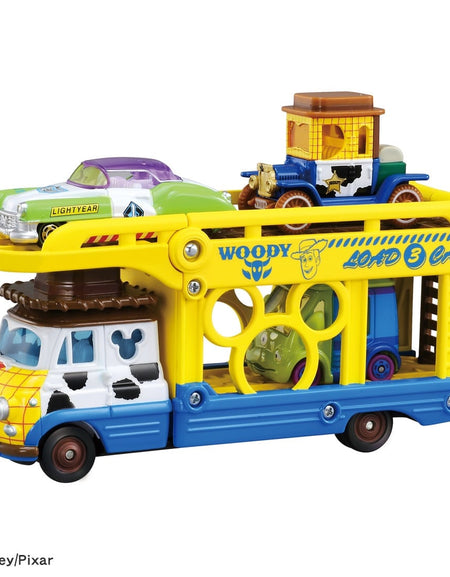 Takara Tomy Dream Tomica Disney Motors Pals Transporter Toy Story 5 Woody
