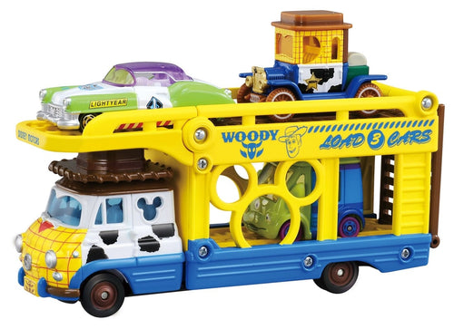 Load image into Gallery viewer, Takara Tomy Dream Tomica Disney Motors Pals Transporter Toy Story 5 Woody
