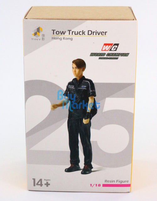 Load image into Gallery viewer, TINY 1/18 Resin Figure #25 Hong Kong World Champion Tow Truck Technician Stand
