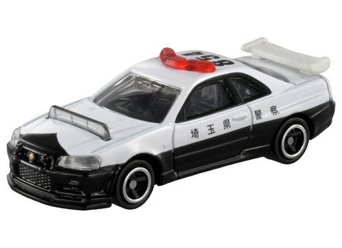 Load image into Gallery viewer, Takara Tomy Tomica Die-cast Model Car No001 - Nissan GT-R (BNR34) Patrol Car
