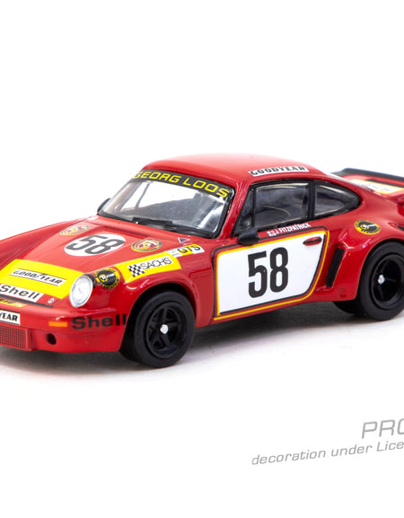 (Pre-order) Tarmac Works 1/64 Porsche 911 Carrera RSR 3.0 24h Le Mans 1975 #58