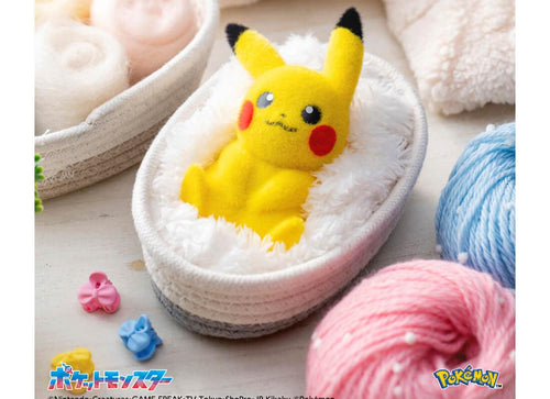 Load image into Gallery viewer, Takara Tomy Pokemon Palm-Sized Pikachu Pokefuwa 13cm Figure
