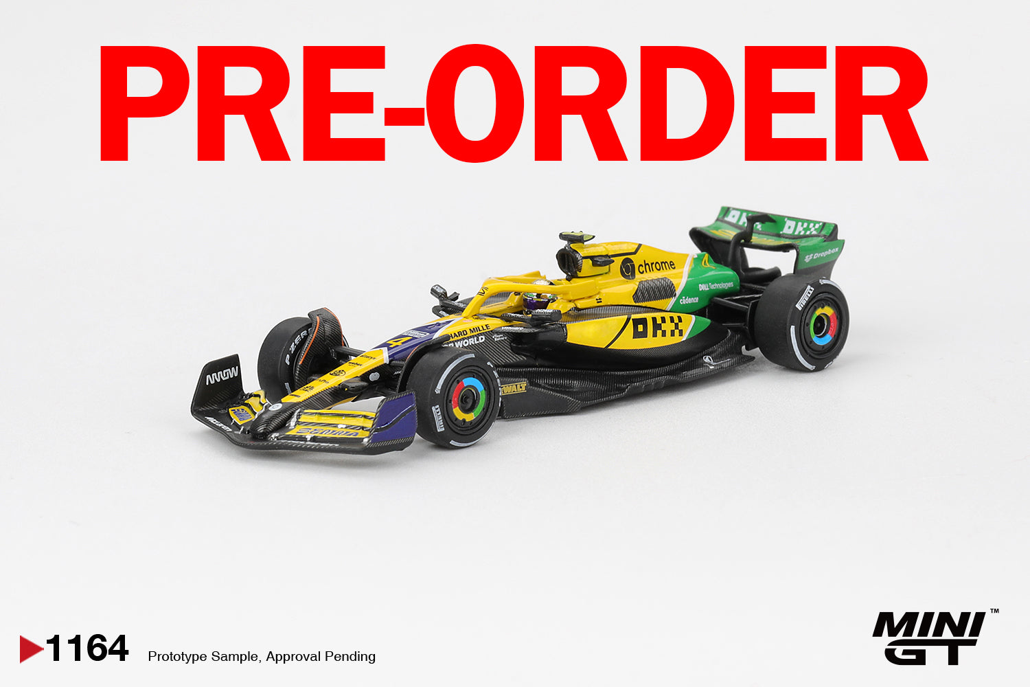 (Pre-order) MINI GT #1164 McLaren MCL38 #4 Lando Norris 2024 F1  2024 Monaco GP