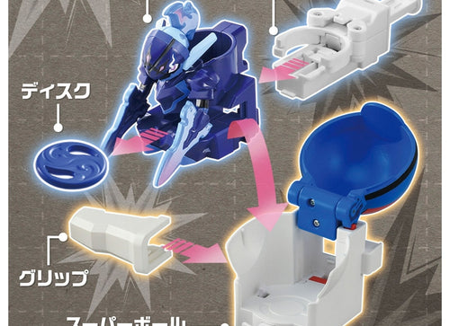 Load image into Gallery viewer, Takara Tomy Pokemon Ultimatch 09 Ceruledge (Super Ball) Character Toy
