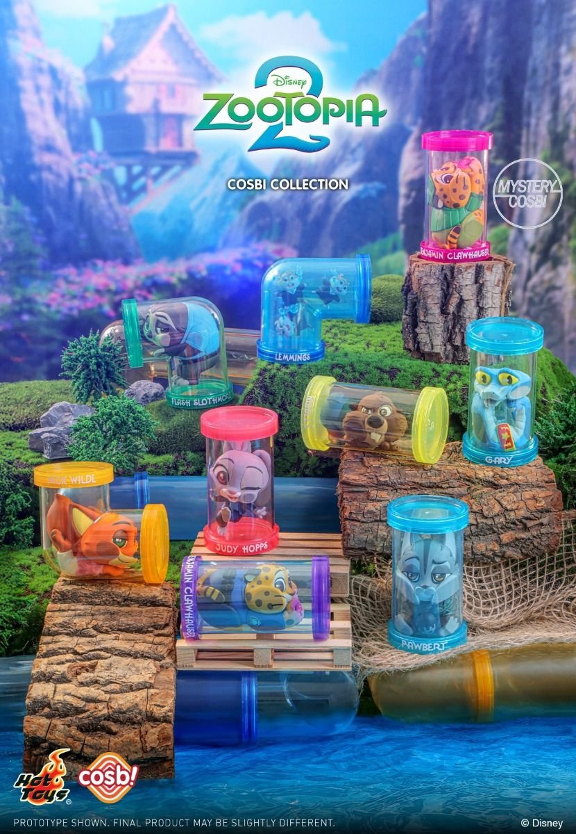 Hot Toys Disney Zootopia 2 Cosbi Collection Full Set of 8 Figures
