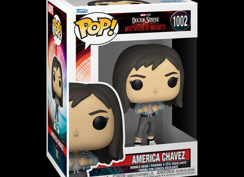 Load image into Gallery viewer, Funko Pop! Marvel 1002: Doctor Strange inthe Multiverse ofMadness America Chavez
