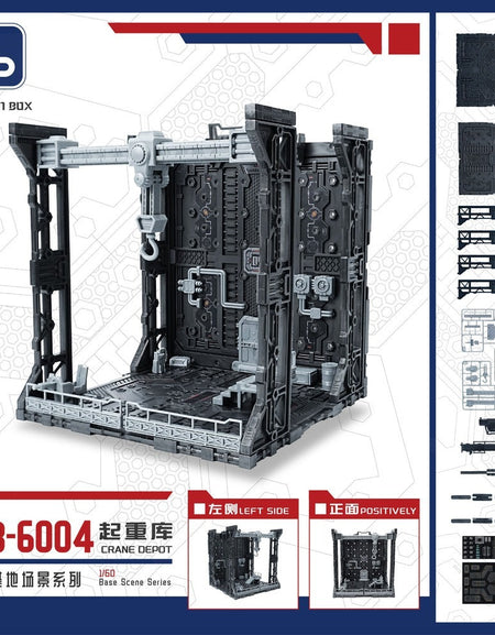 SCENE IN BOX SIB-6004 Crane Dock Diorama for Action Figures