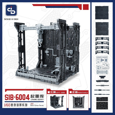 SCENE IN BOX SIB-6004 Crane Dock Diorama for Action Figures