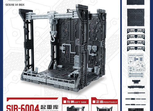 Load image into Gallery viewer, SCENE IN BOX SIB-6004 Crane Dock Diorama for Action Figures
