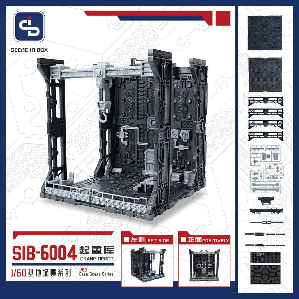 SCENE IN BOX SIB-6004 Crane Dock Diorama for Action Figures