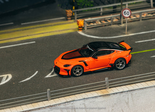 Load image into Gallery viewer, Tarmac Works 1/64 Nissan VeilSide FFZ400 Fairlady Z Orange with Card
