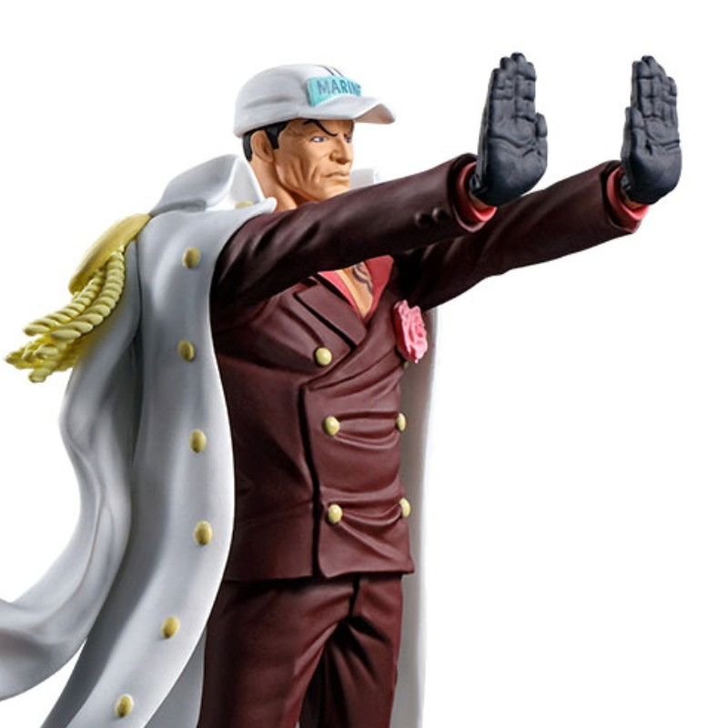 Banpresto FigLife! ONE PIECE Akainu Skazuki 12cm Figure Stand
