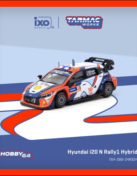Tarmac Works 1:64 Hyundai i20 N Rally1 Hybrid Rally Sweden 2024