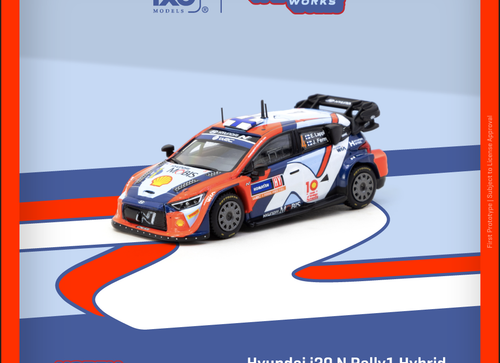 Load image into Gallery viewer, Tarmac Works 1:64 Hyundai i20 N Rally1 Hybrid Rally Sweden 2024
