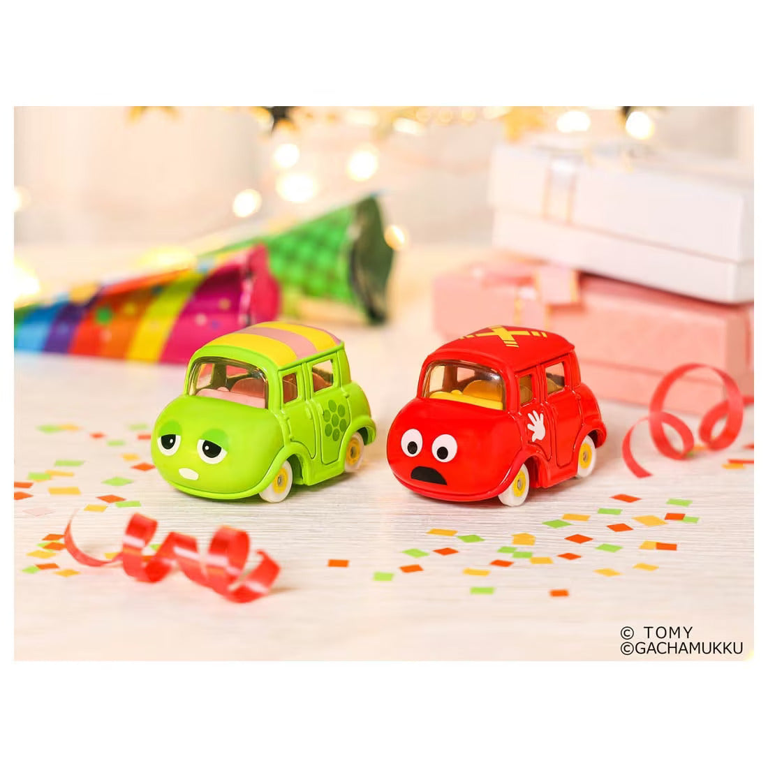 Takara Tomy Dream Tomica SP Gachapin & Mukku Diecast model car set