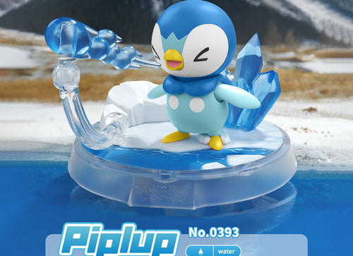 Load image into Gallery viewer, Blokees Pokemon Classic Version-S Fever Attack Series Mini Model Kit - Piplup
