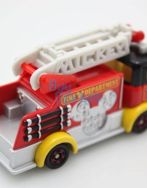 Load image into Gallery viewer, Takara Tomy Tomica Disney Motors DM-17 Mickey Mouse Fire Truck Toy Car 2015
