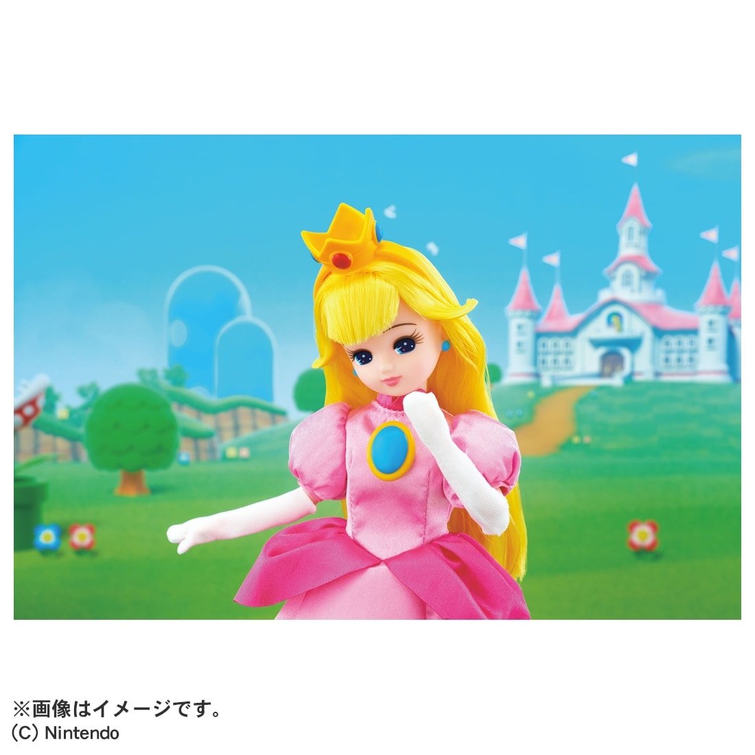 Takara Tomy Licca Super Mario Princess Peach Style (Licca-chan) Doll