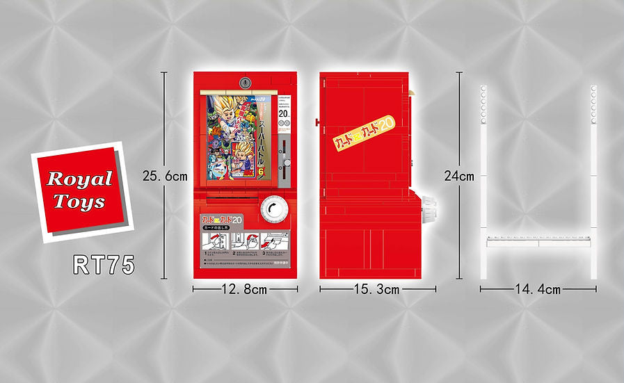 Royal Toys City Story RT75 Card Vending Machine Generation 1 Arcade Block 357pc