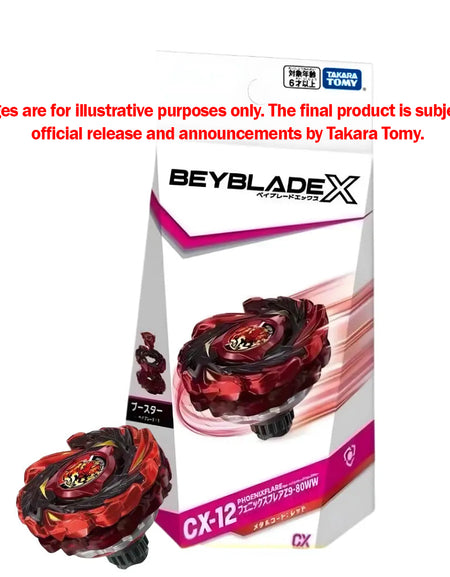 (Pre-order) Takara Tomy Beyblade X CX-12 booster PhoenixFlare Z9-80WW