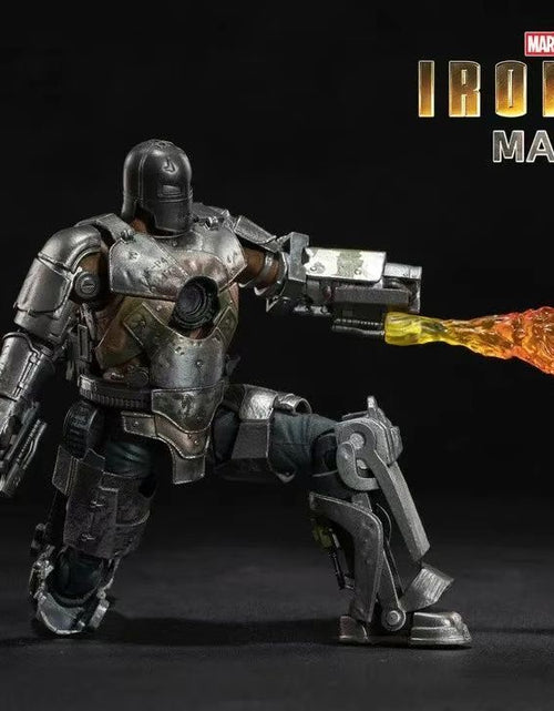 Load image into Gallery viewer, ZD Toys Marvel Avengers 1/10 Iron Man MK1 Action Figure Set
