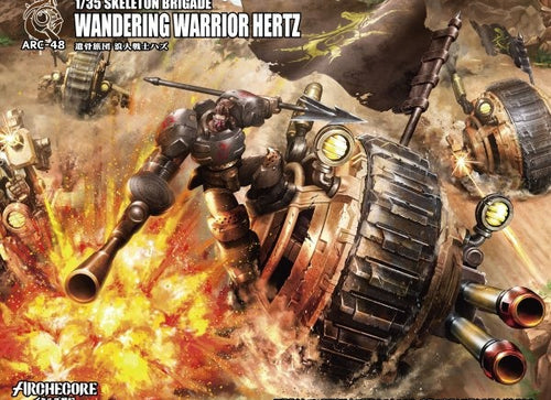Load image into Gallery viewer, ARCHECORE ARC-48 Skeleton Brigade Wandering Warrior Hertz Action Figure Set
