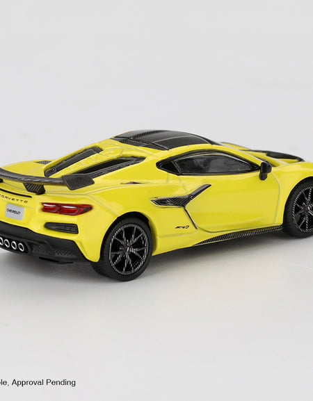 MINI GT 1/64 #1158 Chevrolet Corvette ZR1 Accelerate Yellow Model