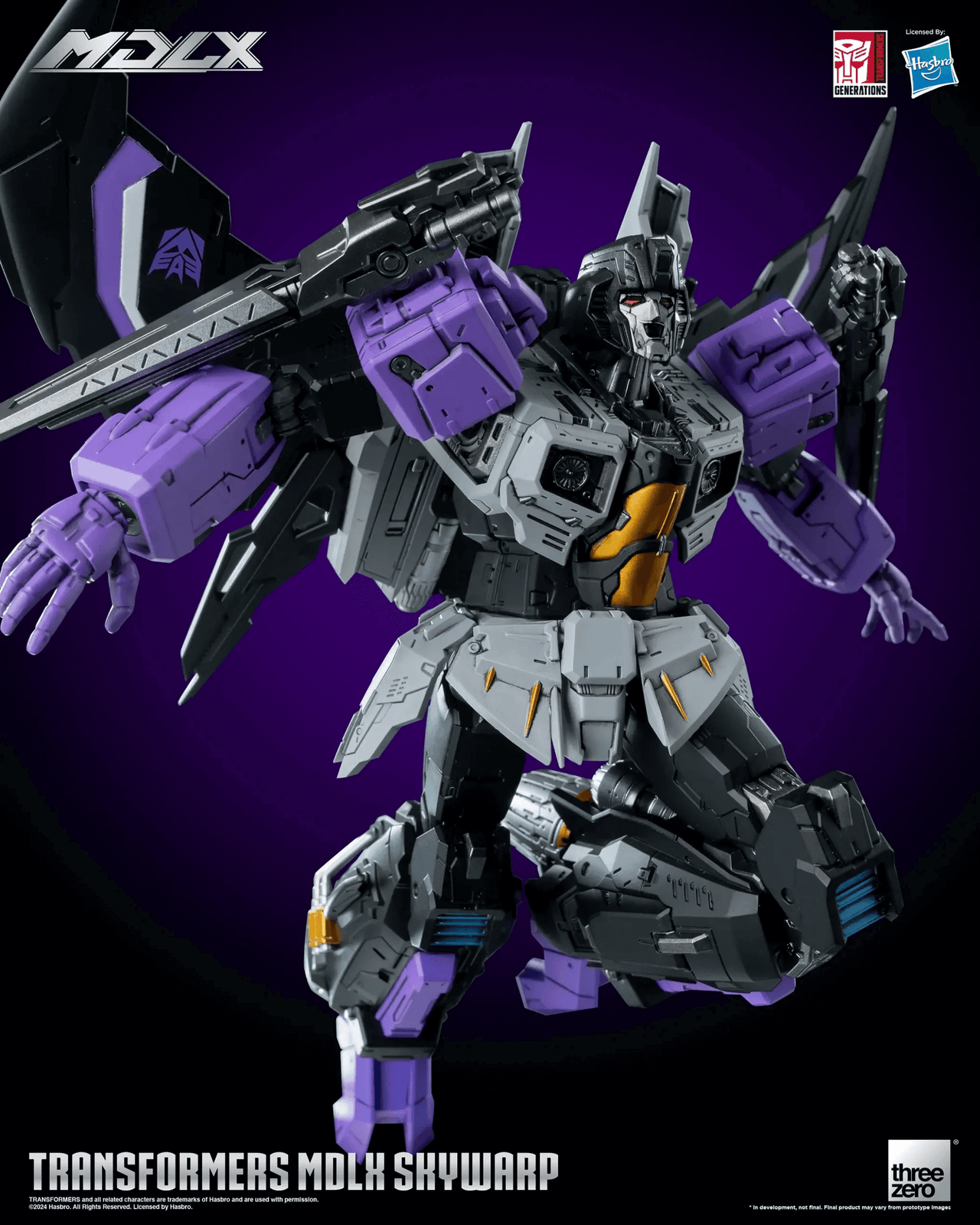 Threezero Transformers MDLX Action Figure Skywarp 20 CM