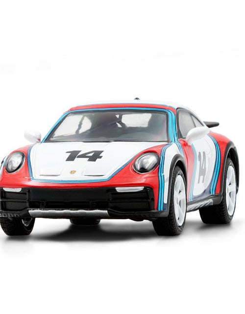 Load image into Gallery viewer, Sparky x TINY 1/64 Porsche 911(992) Dakar Martini Rallye 1978 Diecast Model Car
