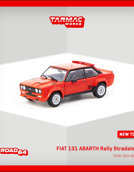 Tarmac Work 1/64 FIAT 131ABARTH Rally Stradale Red Diecast Model Car