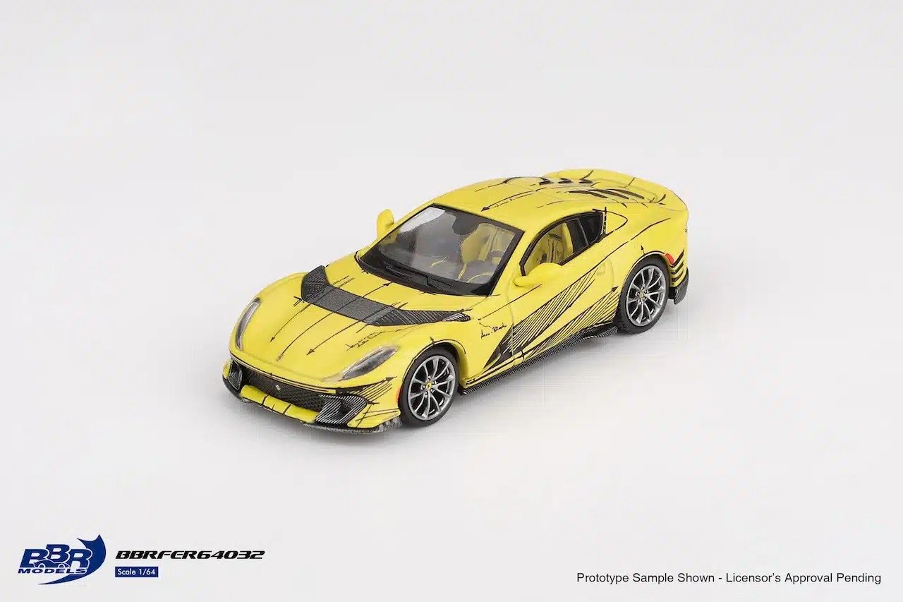 BBR 1/64 Ferrari 812 Competizione Tailor Made Diecast Model Car