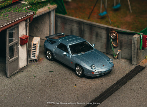Load image into Gallery viewer, (Pre-order) Tarmac Works Porsche 928 GTS Blue Metallic Diecast Model Car
