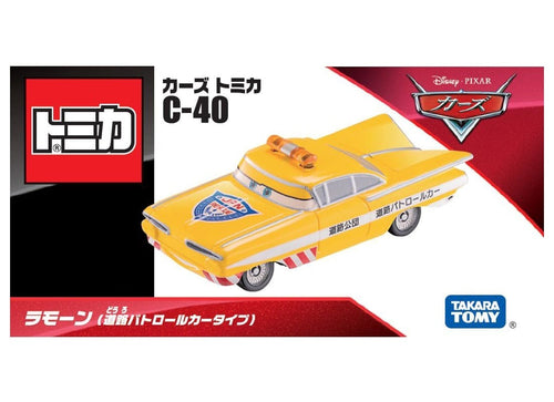 Load image into Gallery viewer, Takara Tomy Disney Tomica PIXAR CARS C-40 Ramone (Road Patrol Car Type) Car
