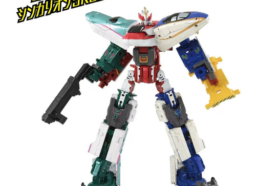 Load image into Gallery viewer, Takara Tomy Plarail Deformation Robot SHINKALION CW E6 Komachi Top Lifter Form

