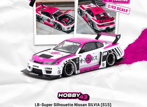 Load image into Gallery viewer, (Pre-order) Tarmac Works 1/43 LB-Super Silhouette Nissan SILVIA (S15) Auto Fines

