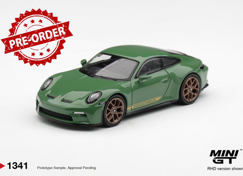 Load image into Gallery viewer, (Pre-order) Mini GT #1341 Porsche 911 (992) GT3 Touring Auratium Green RHD
