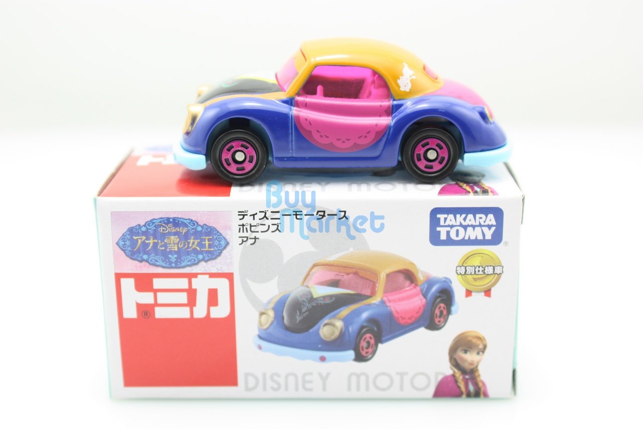Takara Tomy Tomica Disney Motors Dream Star Snow Princess Ana Diecast Toy car