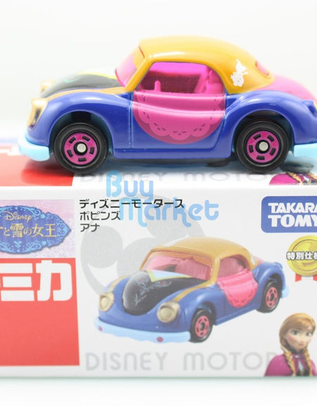 Takara Tomy Tomica Disney Motors Dream Star Snow Princess Ana Diecast Toy car
