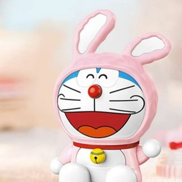 Qman Keeppley Building Blocks Toy #K20415 - Doraemon Pink Bunny