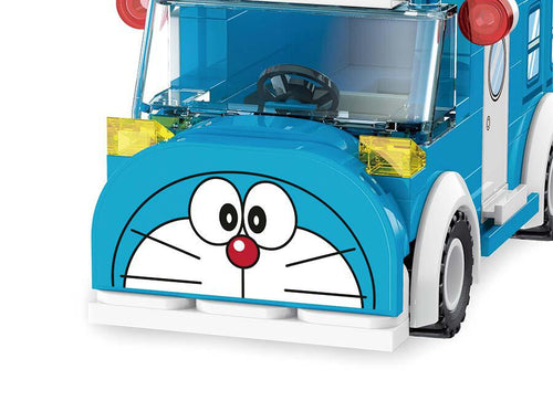 Load image into Gallery viewer, Qman Keeppley Building Blocks Toy #K20407 - Doraemon Mini Car-Bus

