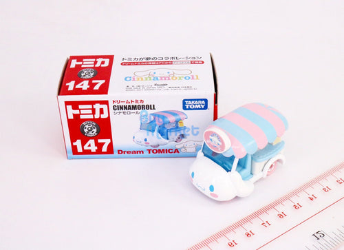 Load image into Gallery viewer, Takara Tomy Dream TOMICA Sanrio No. 147 Cinnamoroll Diecast Toy Car Japan
