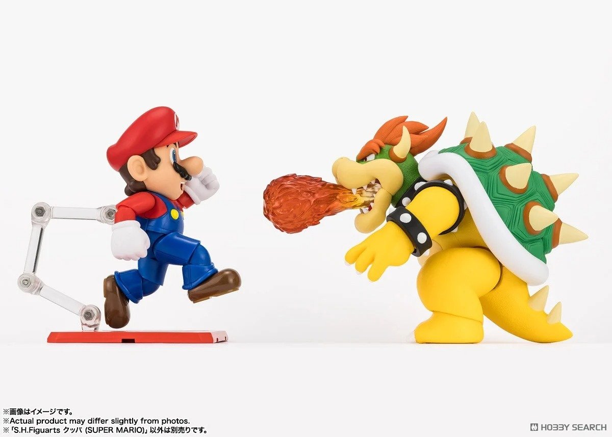 Bandai S.H.Figuarts BOWSER [Re:PACKAGE] Mario Action Figure Set [BOWSER ONLY]