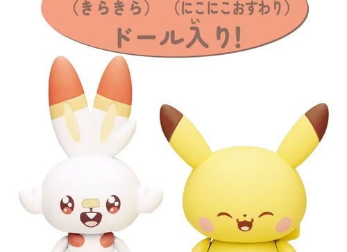 Load image into Gallery viewer, Takara Tomy Pokemon PokePiece House Studio Scorbunny &amp; Pikachu set
